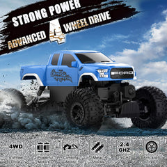 DOUBLE E Ford Raptor RC cockpit interior detail for realistic driving feel