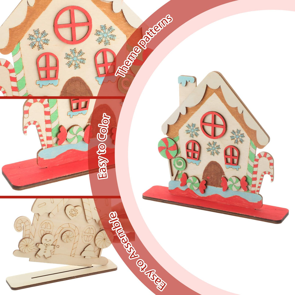DoubleFill unpainted wood ornaments ideal for kids and family projects.