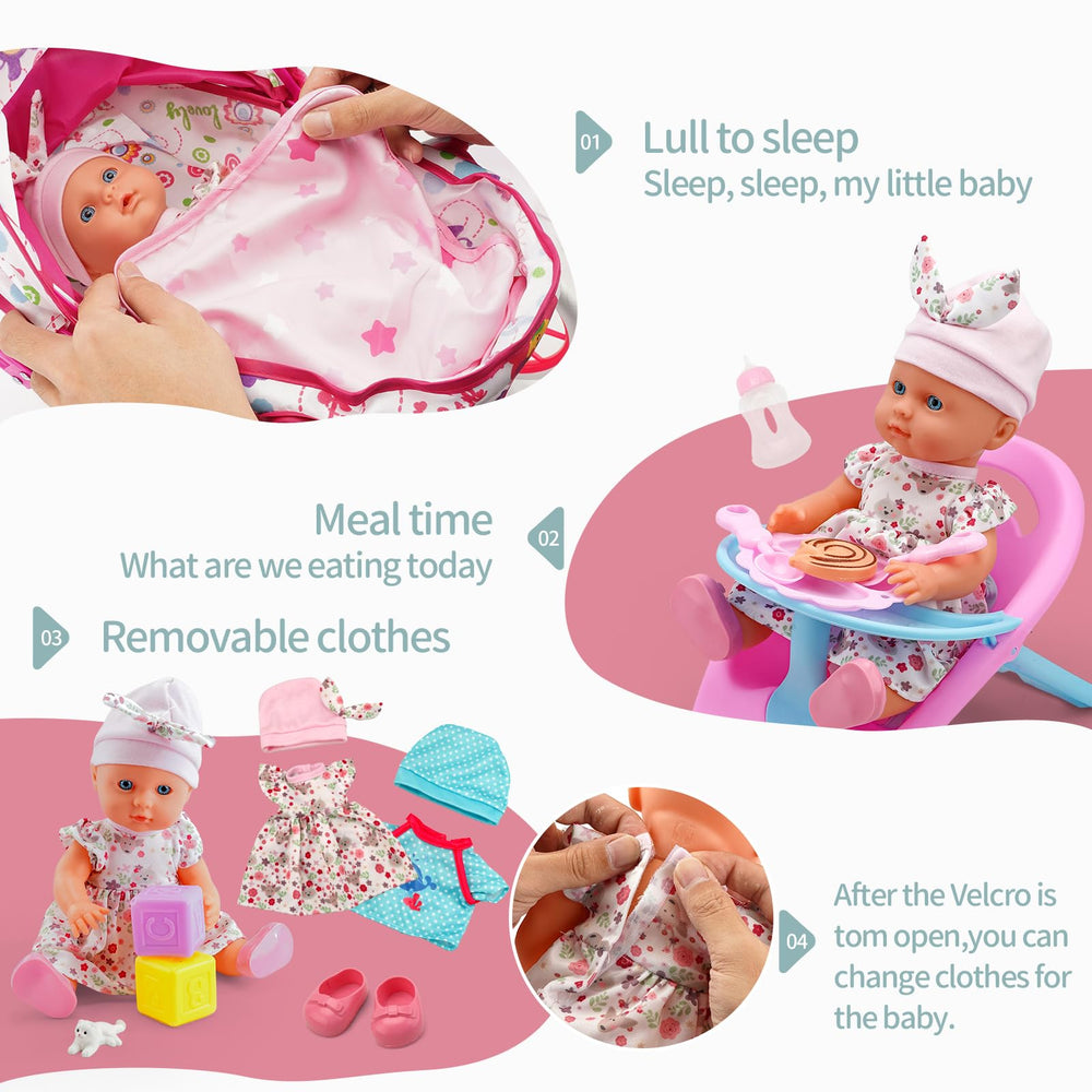 Doublekai doll dining chair for feeding and tea time.
