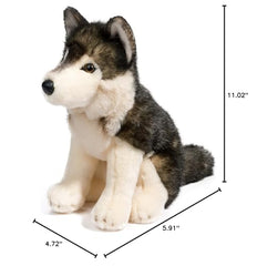 Douglas Atka Wolf is surface washable for easy cleanup
