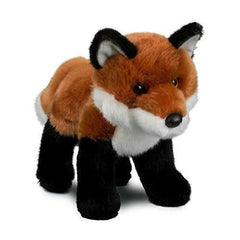 Douglas Bushy Red Fox coat detail, russet plush for cozy display and tactile appeal