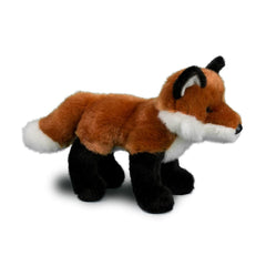 Douglas Bushy Red Fox paws emphasize soft, huggable size at 10 inches