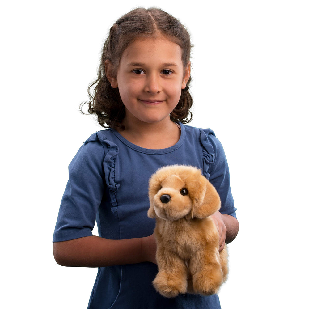 Douglas Chap Golden Retriever plush brown eyes and big paws for cuddly realism.