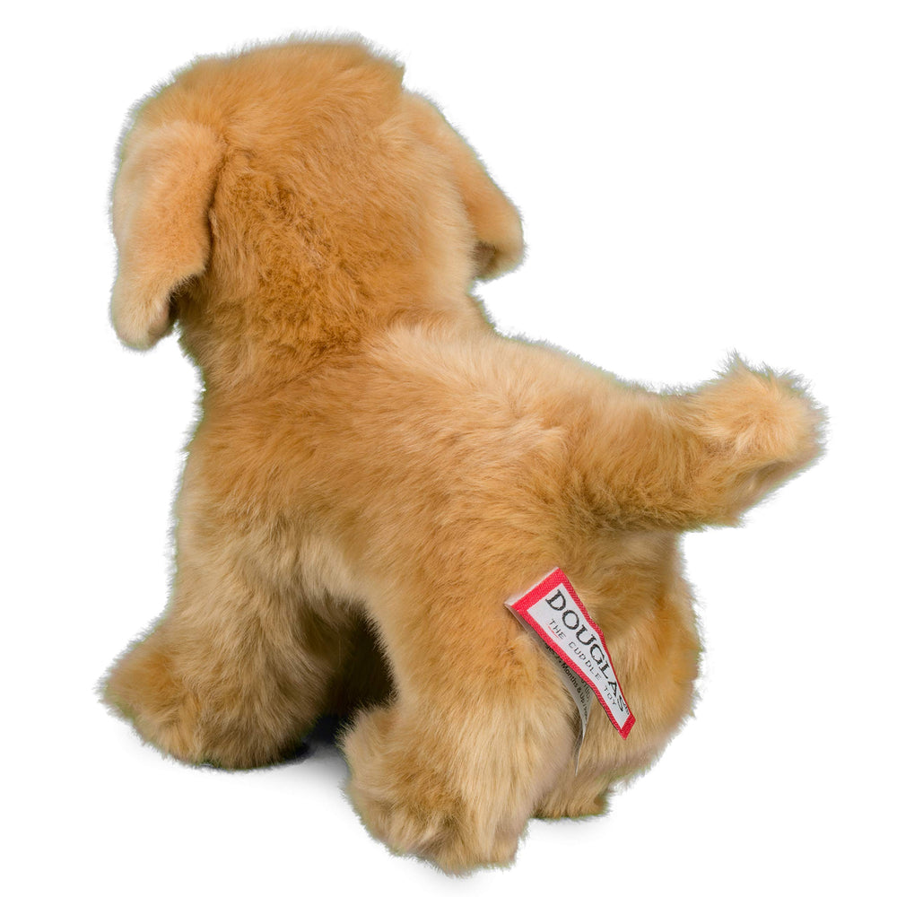 Douglas Chap Golden Retriever plush soft, velvety fabric for cozy hugs.