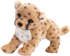 Douglas Chillin' Cheetah Cub plush with realistic details for cozy hugs and imaginative playtime.