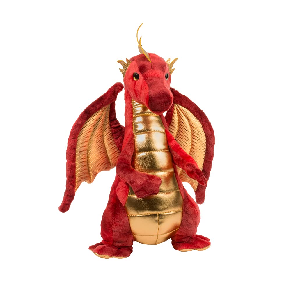 Douglas Eugene Red Dragon surface washable design for easy cleanup.