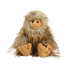 Douglas Flo Sasquatch Bigfoot plush, cuddly 9-inch tall for imaginative play and cozy comfort.