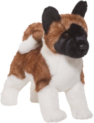Douglas Kita Akita dog plush—realistic look for cuddling, display, and sensory play.