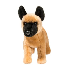 Douglas Klaus plush with breed-specific, realistic Belgian Malinois design.