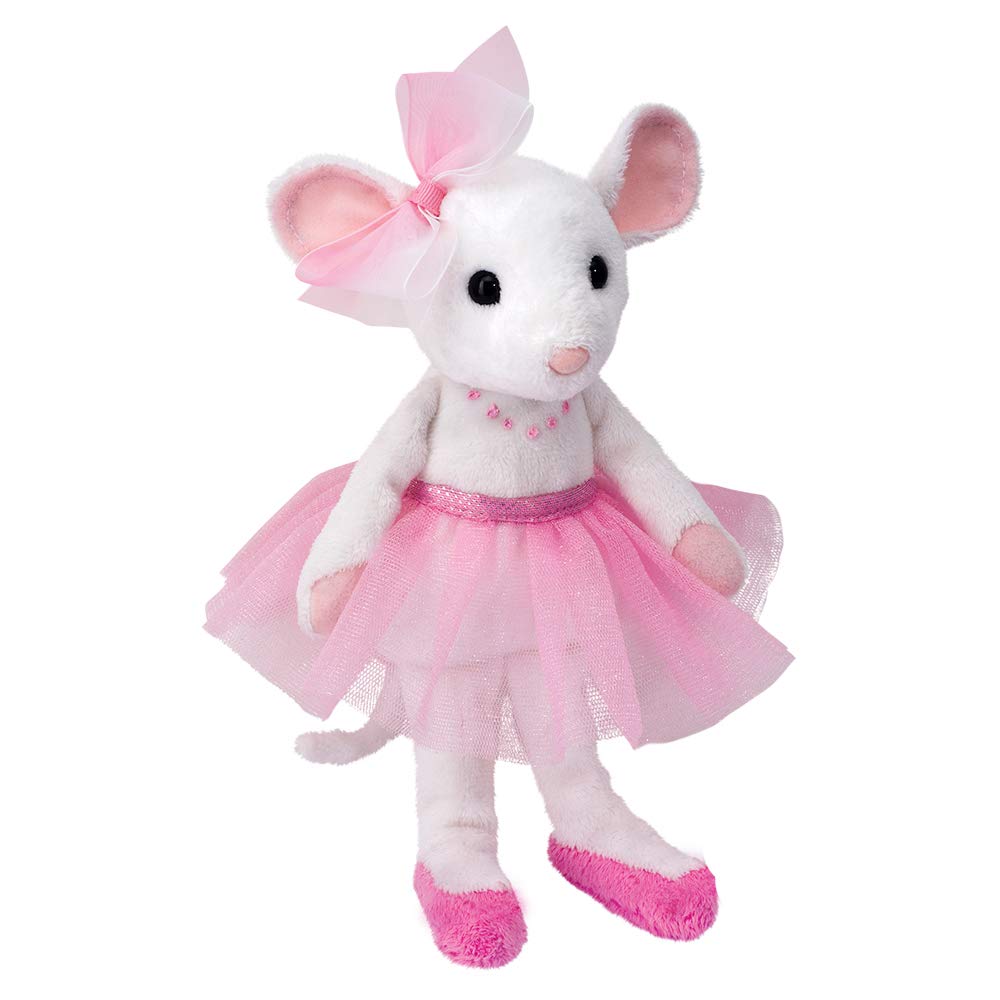 Douglas Petunia Ballerina Mouse with pink tutu ready for imaginative play and cuddles
