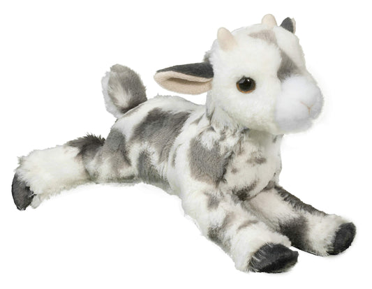 Douglas Poppy Goat Plush face detail with lifelike expression