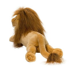 Douglas Zeus Lion plush mane, two-tone for a regal, lifelike look.