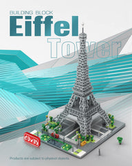 dOvOb Eiffel Tower 3369-pieces model offers a challenging, immersive build.
