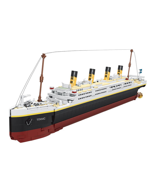 The dOvOb Titanic model with step-by-step assembly instructions for easy building and display.