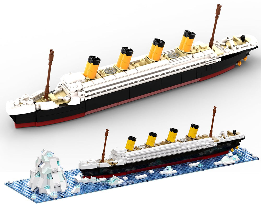 dOvOb RMS Titanic model front view for impressive display and collection.