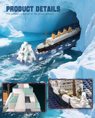 dOvOb RMS Titanic model iceberg scene adds dramatic display context.