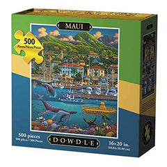 Dowdle Maui reference poster included to guide piece placement