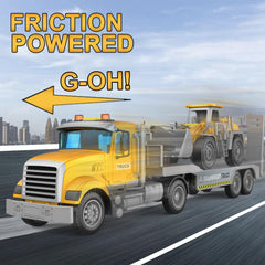 Dowellin friction-powered truck delivers smooth push-and-go action.