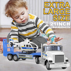 DOWELLIN police truck front view encourages storytelling and hand-eye coordination.