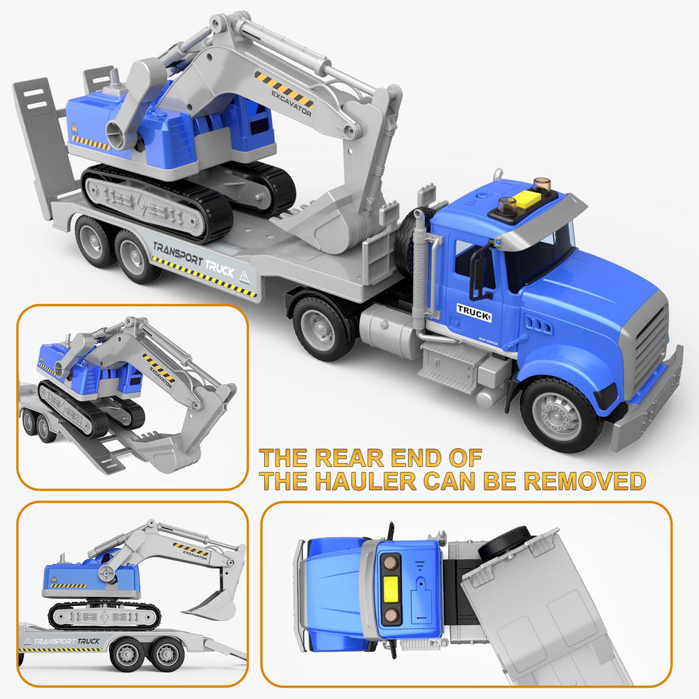 Dowellin Transports Trucks two-in-one set fuels imaginative logistics and role play.