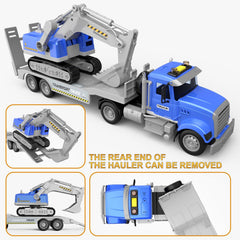 Dowellin Transports Trucks two-in-one set fuels imaginative logistics and role play.