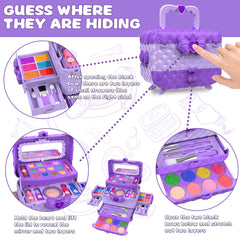 Dpai 18-eye-shadow palette for colorful pretend-play looks