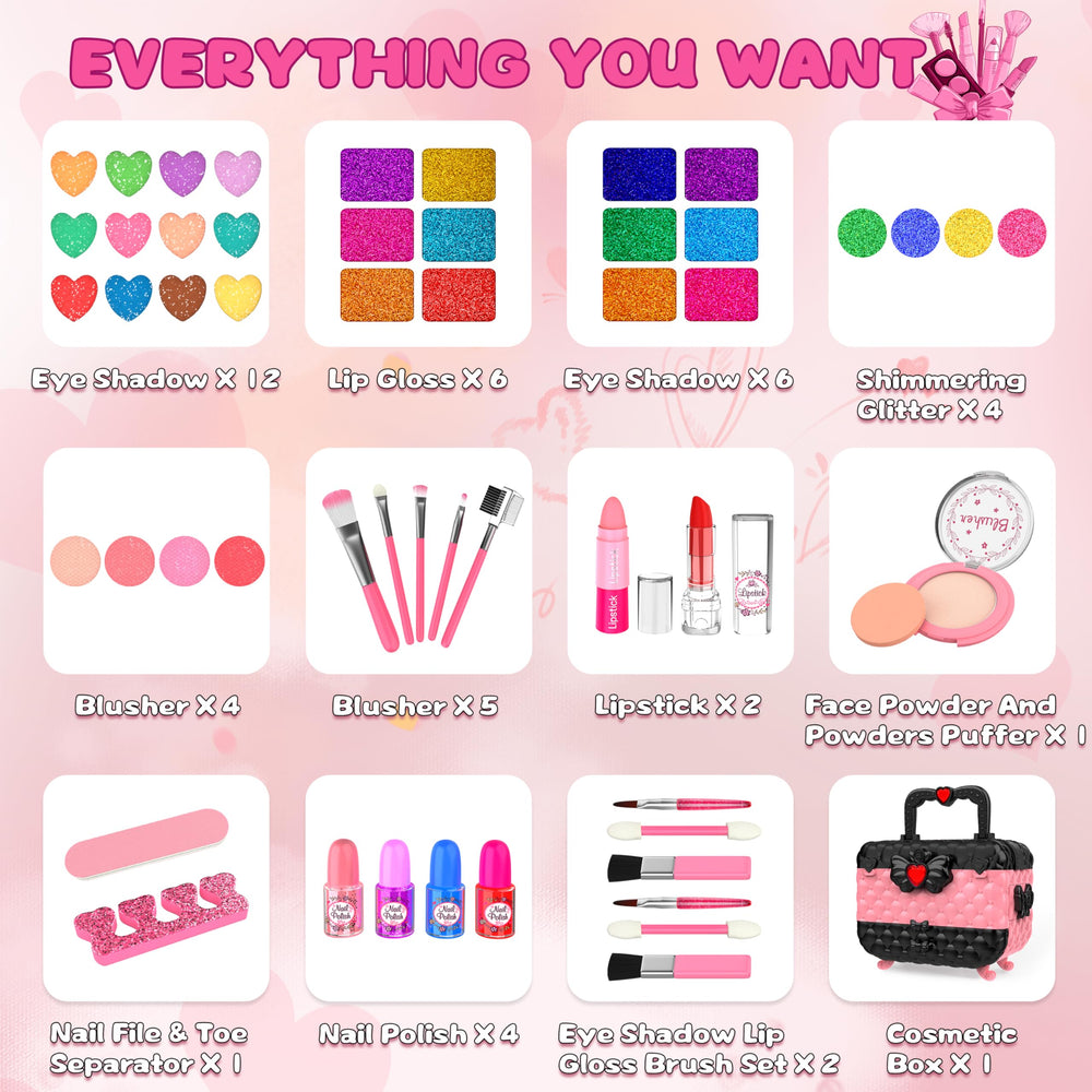 Dpai lip gloss set for creative pretend makeup.