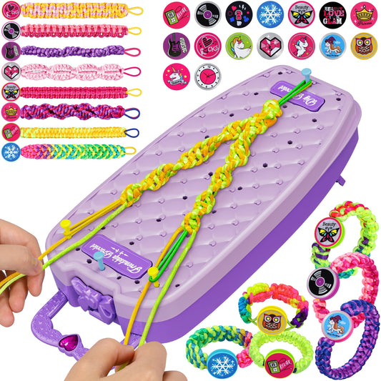 Dpai friendship bracelet kit box and loom for easy DIY jewelry making.