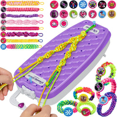 Dpai Friendship Bracelet Kit loom provides a stable base for easy, durable bracelet making.