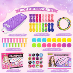 Dpai movable pegs help kids secure designs and learn knotting step by step.