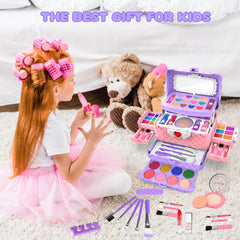 Dpai cosmetic box with accessories keeps dressing-up gear organized