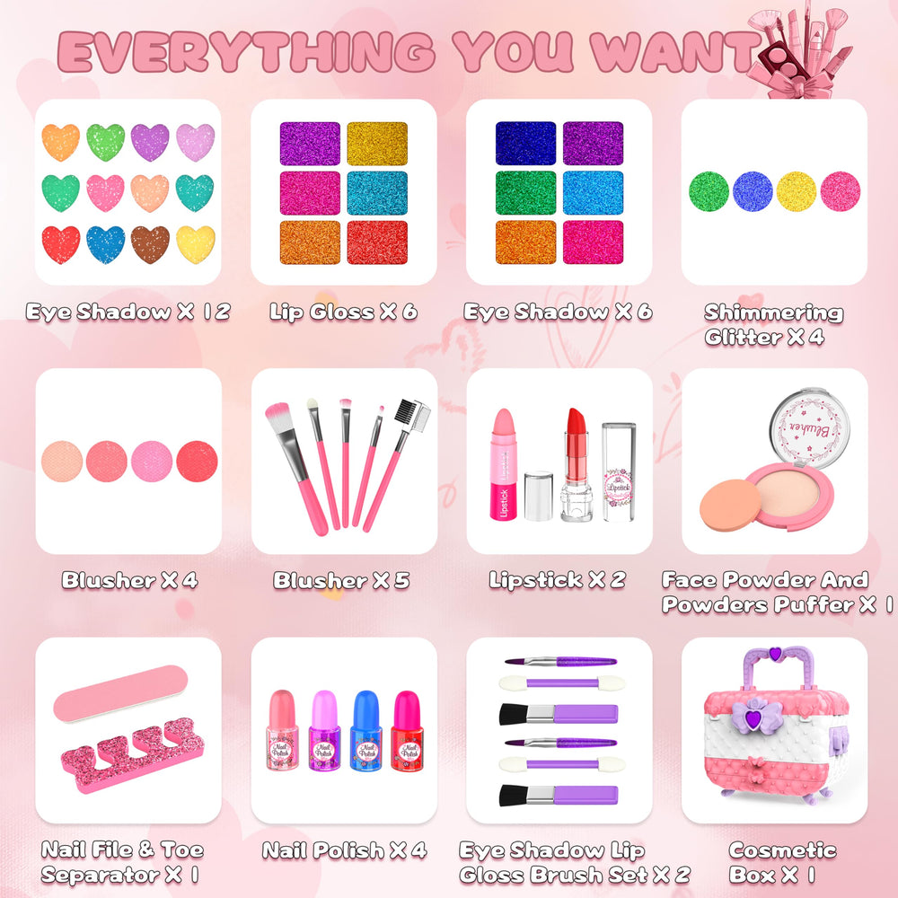 Dpai nail polish set with colorful options for tiny hands.
