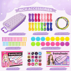 Dpai movable pegs and looms to secure bracelets during crafting sessions.