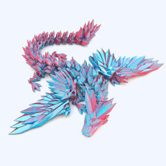 Dpcirk 3D-printed dragon full view highlights size and dual-color finish for bold home decor.