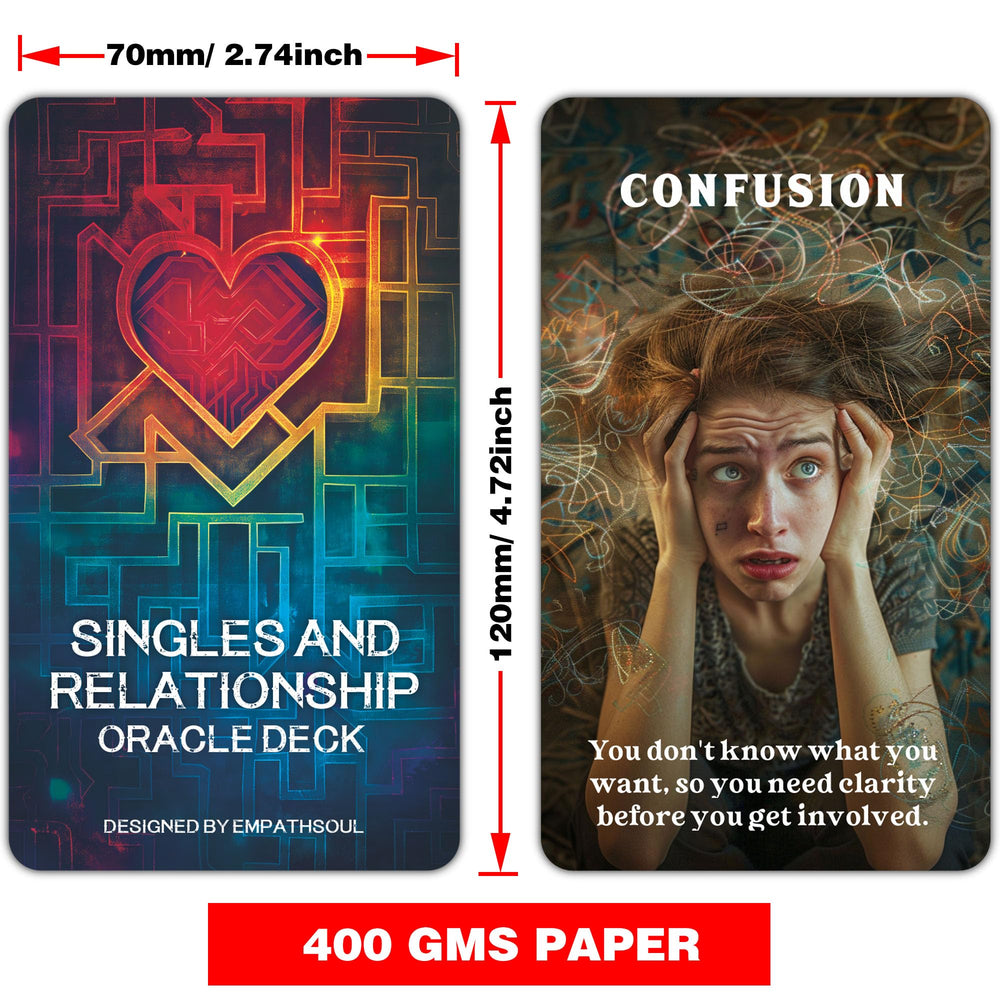 DPEHAKMK 80-card deck laid out for meditation and daily inspiration in love.