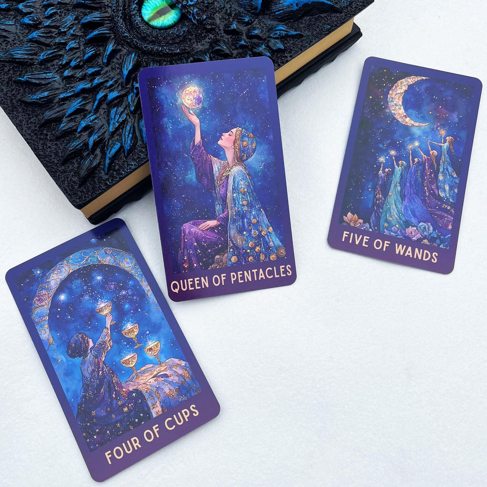 DPEHAKMK Celestial Tarot Empress scene sparks nurturing insights and clarity.