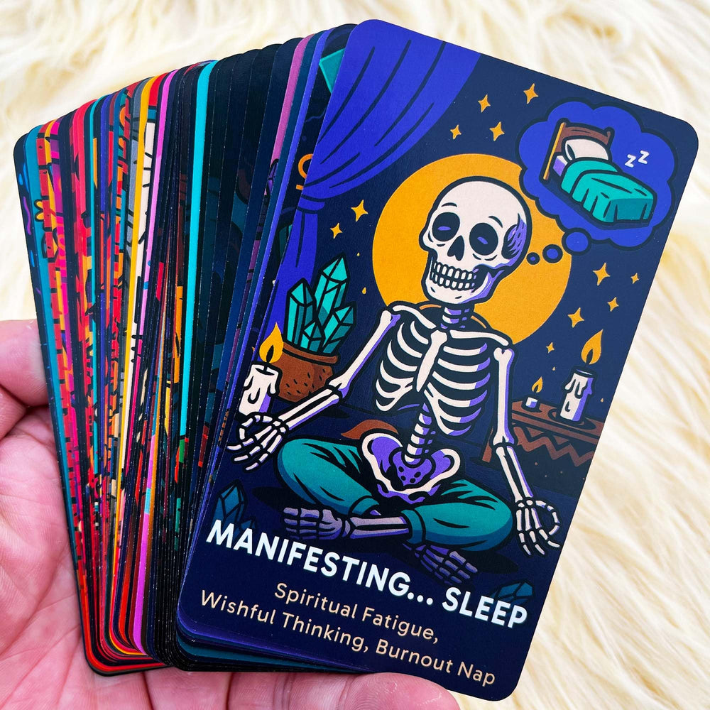 DPEHAKMK Dead Inside Oracle Deck pairing rituals enhance readings with journaling