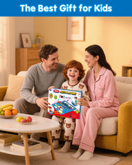 DQMOON bright blue design supports visual appeal and easy discovery by toddlers.