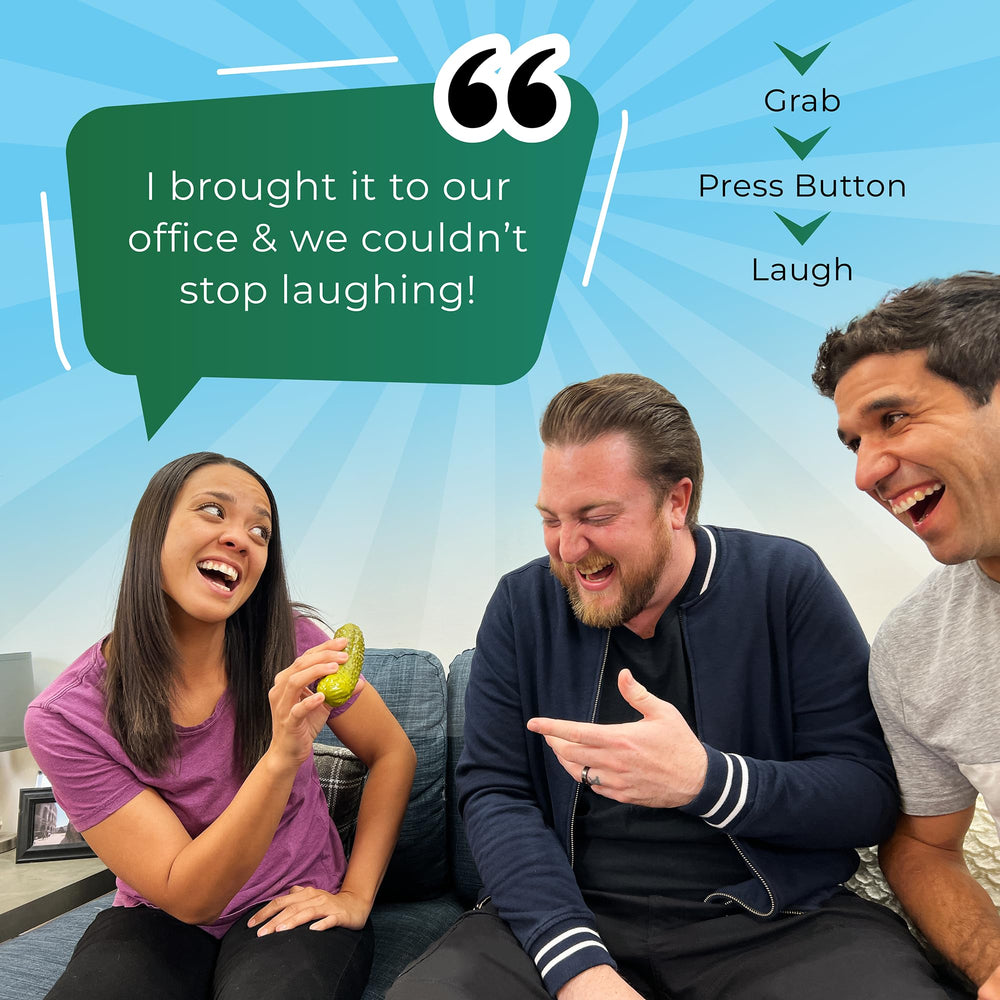 DR DINGUS Dill-lightfulness boosts party vibe with a playful yodel.