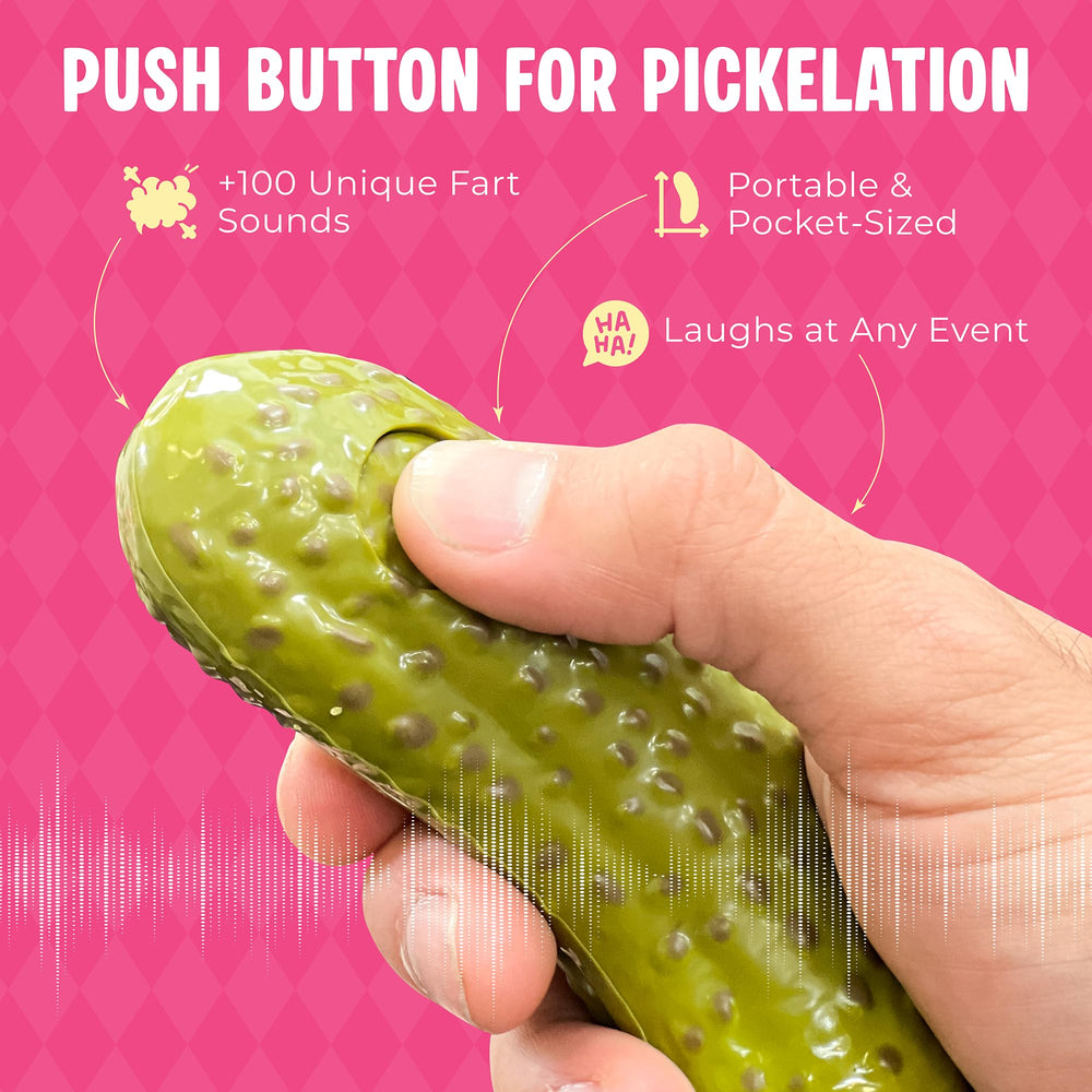DR DINGUS pickle party starter sparks fun at events.