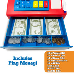 Dr. STEM Toys bank card for pretend checkout and role-playing.