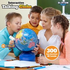 Dr. STEM Toys talking and music features add auditory learning.