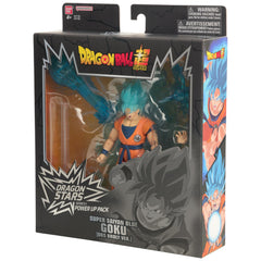 Dragon Ball Super Dragon Stars SS Blue Goku blue hair detail close-up.