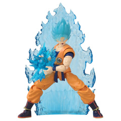 Dragon Ball Super Dragon Stars SS Blue Goku power up pack front view for dynamic display.