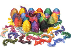 Dragon Eggs Mystery Pack – 12 vibrant eggs for desk decor and playful display.