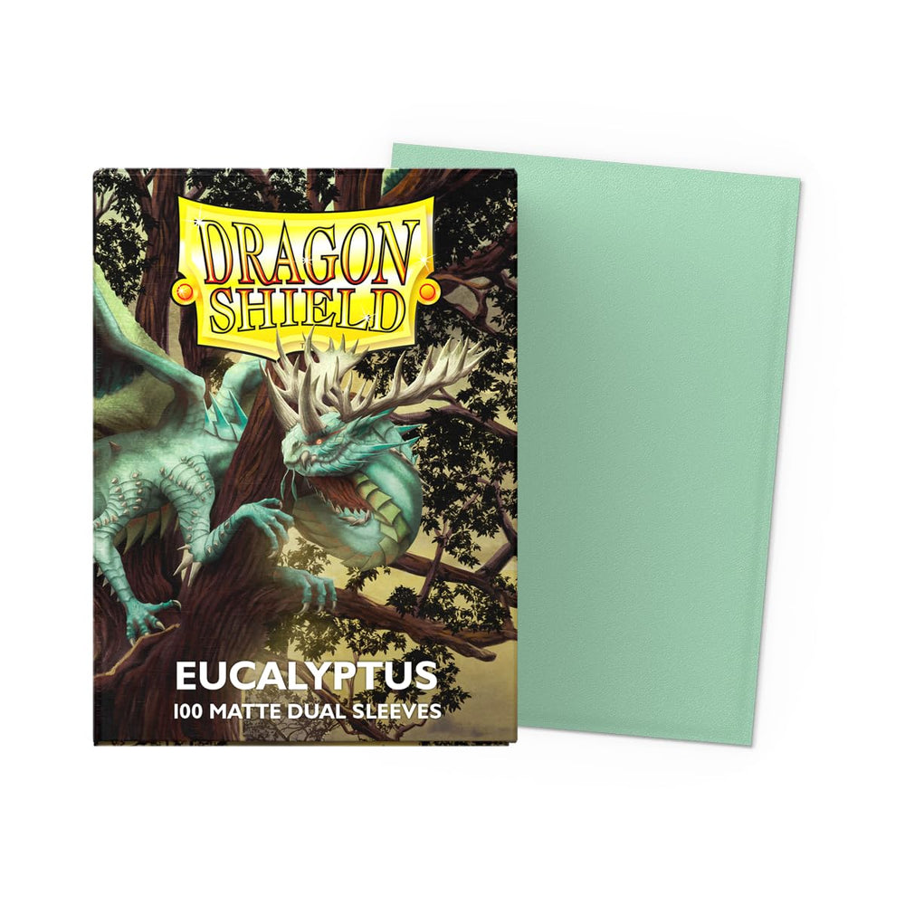 Dragon Shield Matte Dual sleeves back texture highlights the tactile matte surface for smooth shuffles.