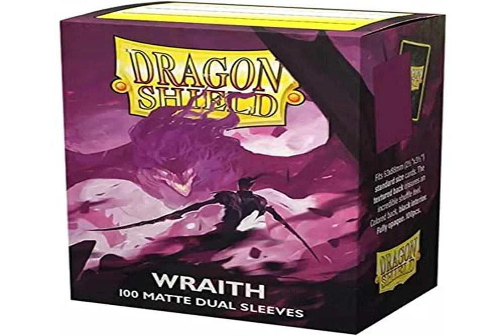 Dragon Shield Matte Dual Sleeves black interior emphasizing complete opacity and double-sided card concealment.