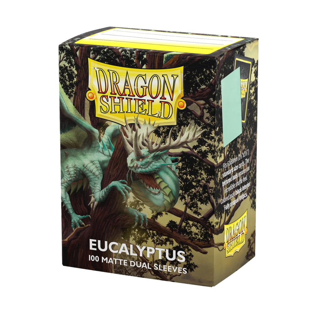 Dragon Shield Matte Dual sleeves front view shows clear face with reliable protection.