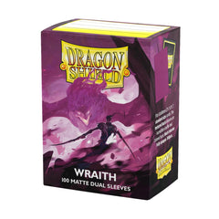 Dragon Shield Matte Dual Sleeves front view for durable protection and smooth handling.