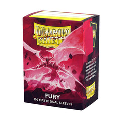 Dragon Shield Matte Dual Sleeves pack shot with 100 sleeves and premium protection